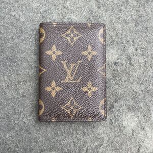 Louis Vuitton Pocket Organizer Wallet Monogram Bifold